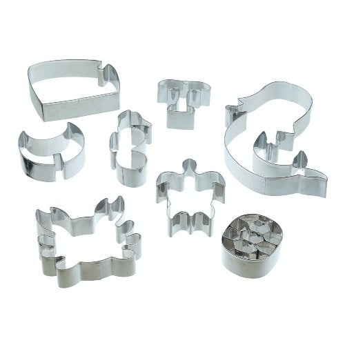3D Sea Life Cookie Cutters, Set Of 8
