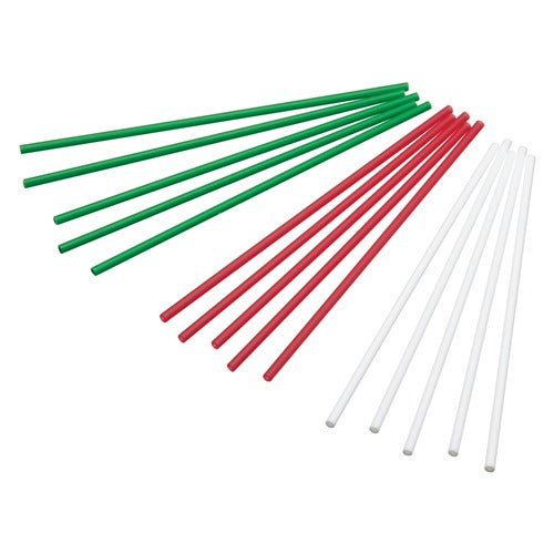 Coloured Cake Pop Sticks, 15cm, Pack Of 15 (k48m)