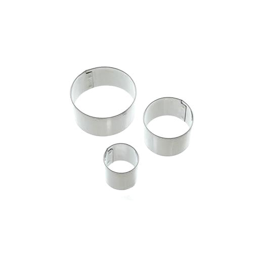 Kitchencraft Fondant Cutters, Set Of 3, Round