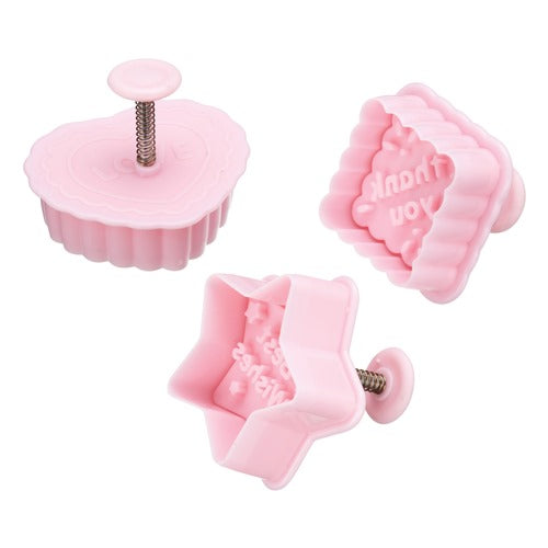 Message Plunger Cutters, Set Of 3
