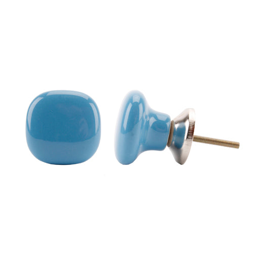 blue cupboard knob