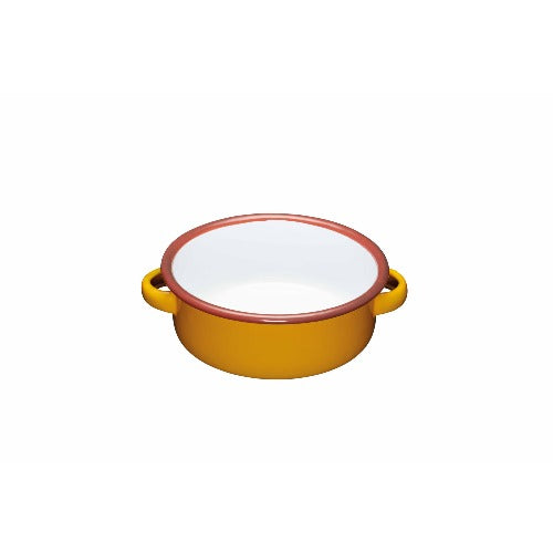 World of Flavours Enamel Serving Dish, 14cm, Yellow (ks01)