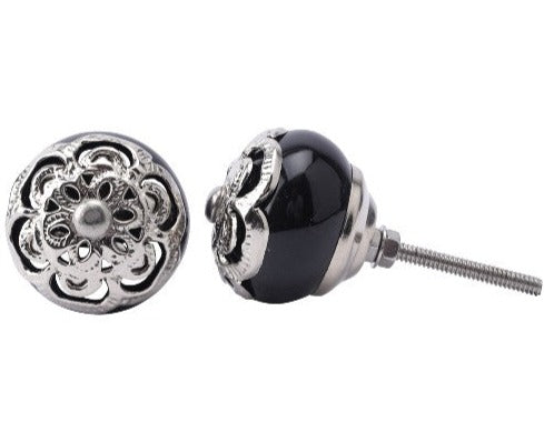 black door knob