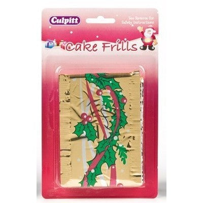Red Christmas Cake Frills, 83 x 914mm