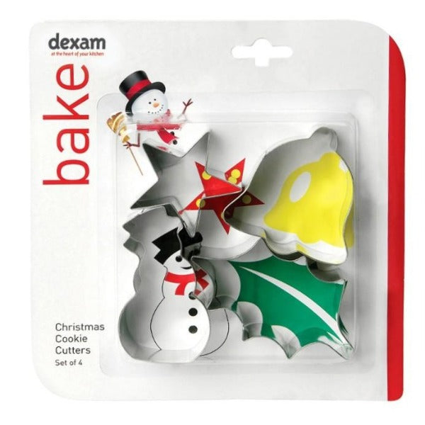 Dexam Christmas Cookie Cutters, Set Of 4