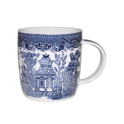 Churchill Blue Willow Pattern Mug 