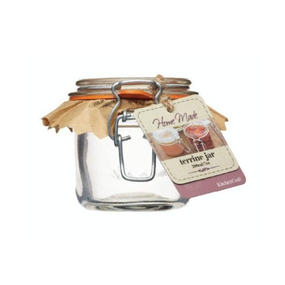 Glass Clip Top Preserving Terrine Jar, 200ml