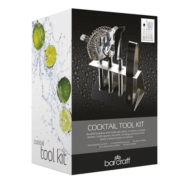 Barcraft 5 Piece Cocktail Tool Set