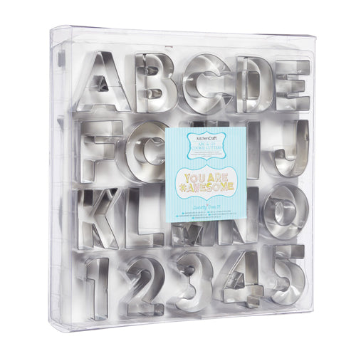 ABC & 123 COOKIE CUTTER SET