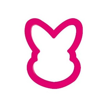 Bunny Rabbit Cookie Cutter, 8cm (D133)