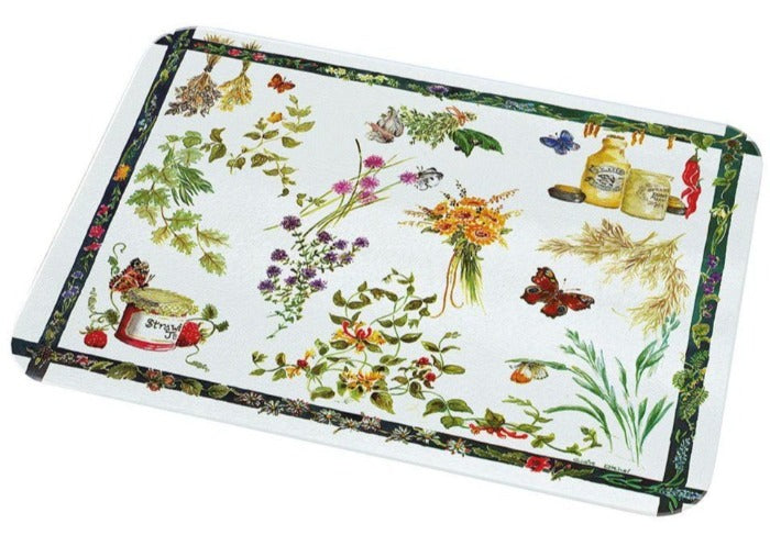 Glass Worktop Saver, Country Kitchen, Large, 50cm x 40cm