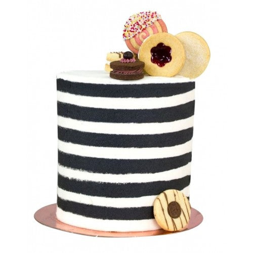 Decora Patterned Edge Spatula & Side Scraper, 22cm