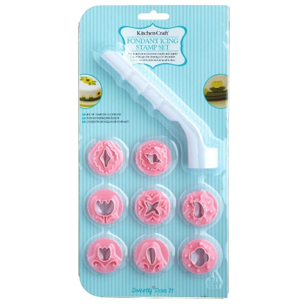 Kitchencraft Decorative Fondant Set For Cakes & Cookies