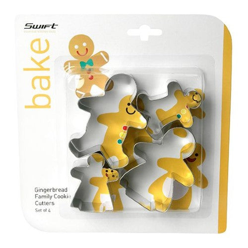 Dexam Gingerbread Family Cookie Cutters, Set Of 4