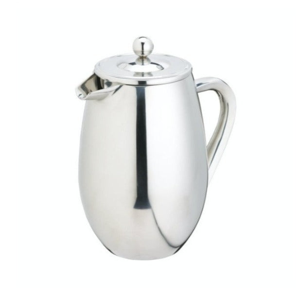 La Cafetière Double Walled Stainless Steel French Press, 8 Cup
