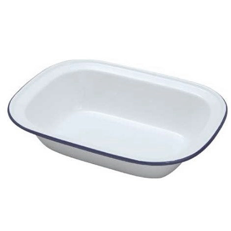Falcon Enamel Oblong Pie Dish, 32cm