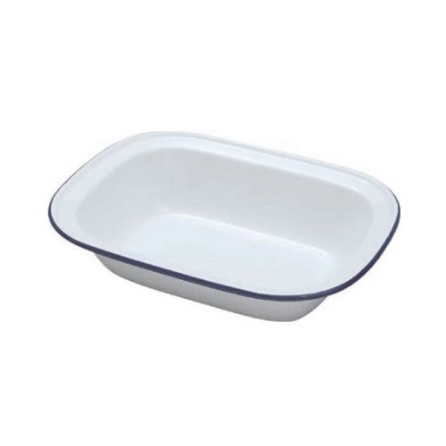 Falcon Enamel Oblong Pie Dish, 22cm