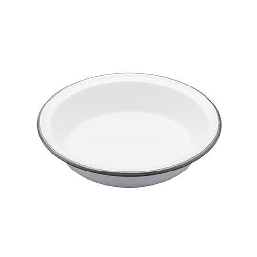 Enamel Round Pie Dish, 18cm (k50c)