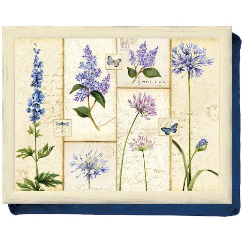 floral cushioned padded lap tray