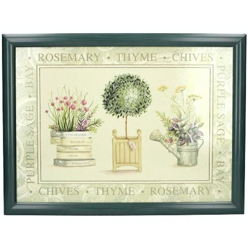 Premium Cushioned Lap Tray, Topiary