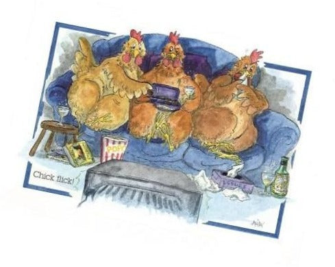 Glass Worktop Saver, Chick Flick, Large, 50cm x 40cm