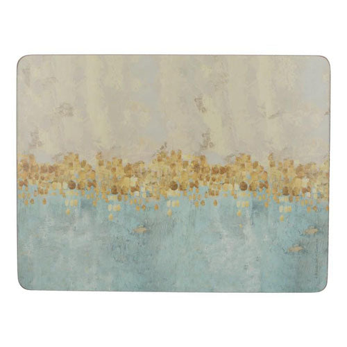 Premium Placemats, Set Of 6, Golden Reflections