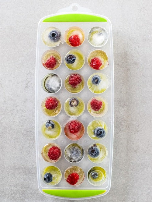 Pop Out Flexible Ice Cube Tray, Green