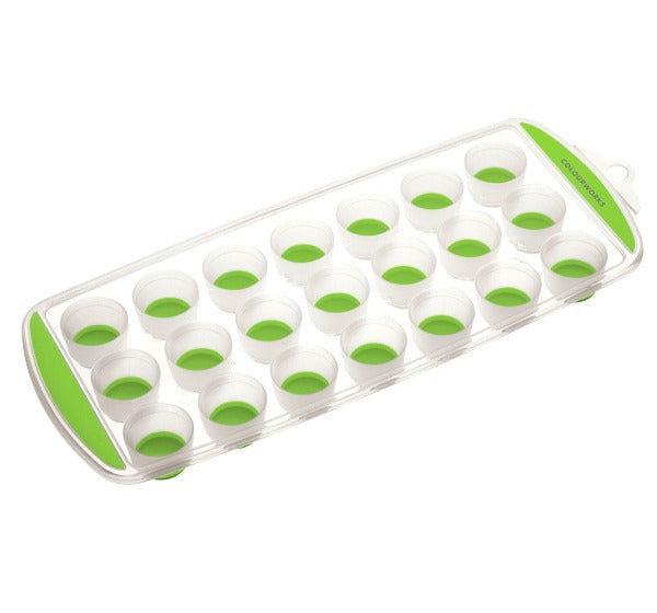 Pop Out Flexible Ice Cube Tray, Green