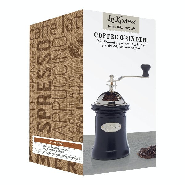 Le'Xpress Traditional Style Manual Coffee Grinder