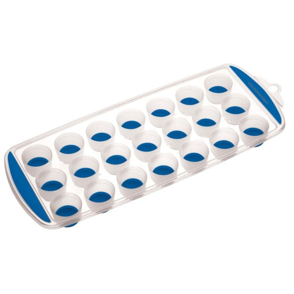 Pop Out Flexible Ice Cube Tray, Blue
