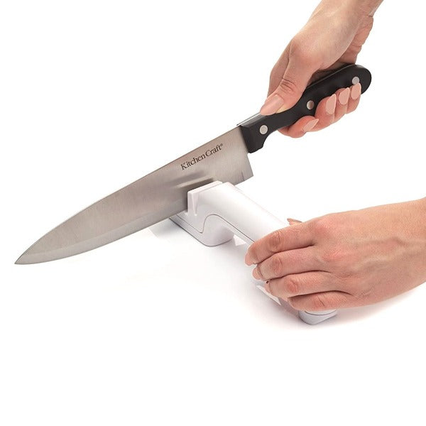 Kitchencraft Double Slot Knife & Scissor Sharpener (K13F)