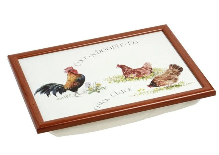 Premium Cushioned Lap Tray, Pecking Order