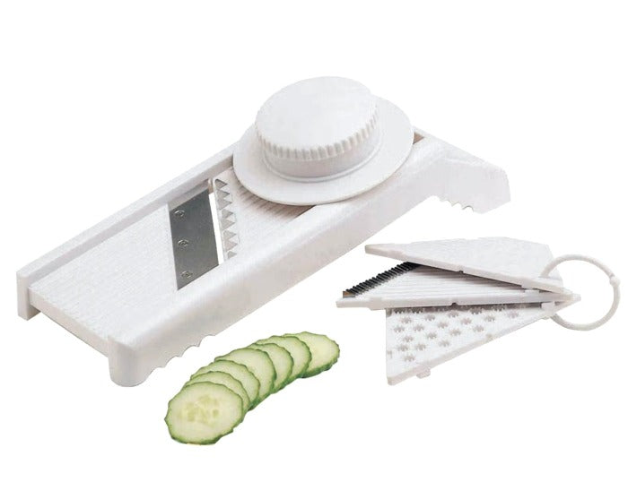  Kitchen Craft 6-in-1 Mandolin Slicer Set - White/Green : Home &  Kitchen