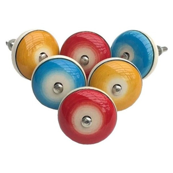 Drawer Knobs, Set of 6, 4.25cm
