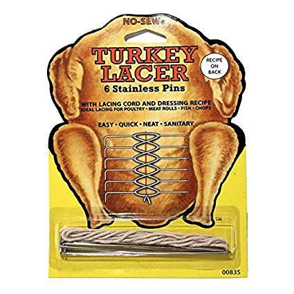 No Sew Turkey & Poultry Lacers, Set Of 6