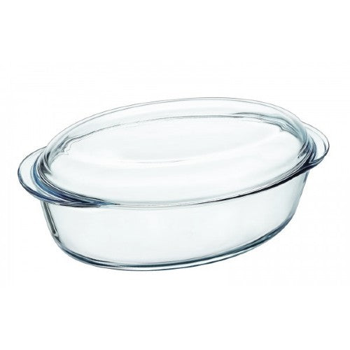 Pyrex Oval Casserole & Lid, 4L
