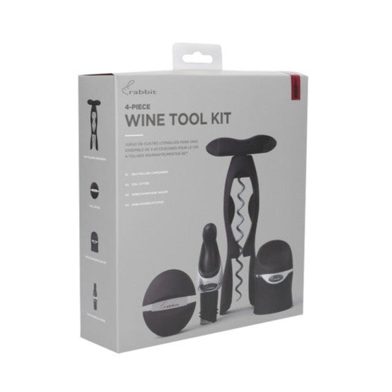 Rabbit Four Piece Wine Tool Kit