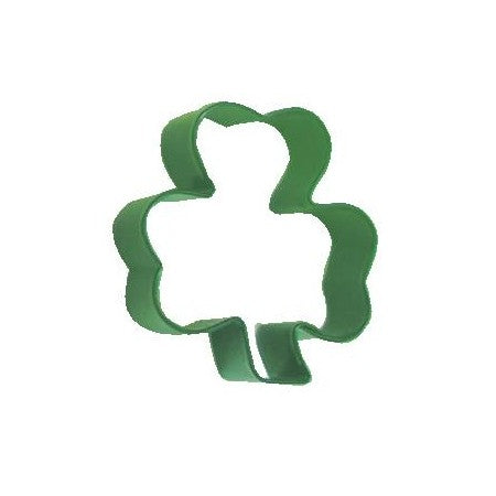 Green Shamrock Cookie Cutter, 7.25cm