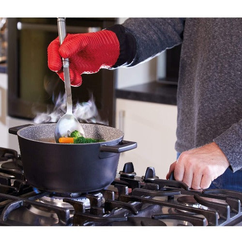 MasterClass Single Fleece Lined Silicone Oven Glove (k077)