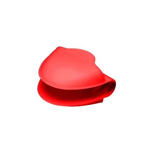 Silicone Oven Glove Grab Mitt, Red