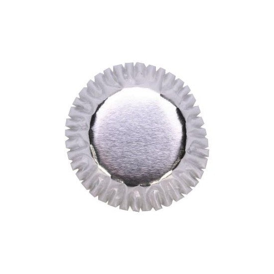 Mini Foil Cupcake Cases, 25mm, 60 Cases, Silver
