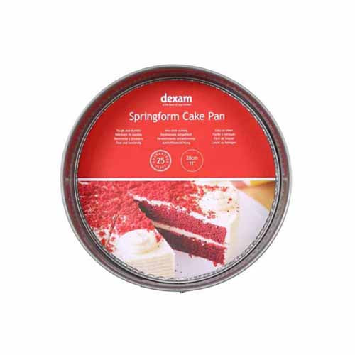 Dexam Non-Stick Round Springform Cake Tin, 18cm