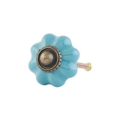 turquoise cabinet knob