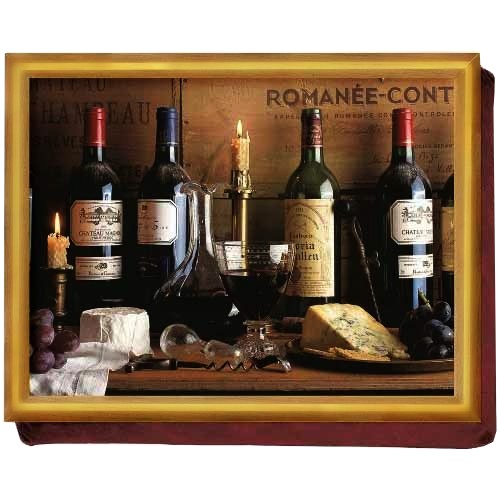Premium Cushioned Lap Tray, Vintage Wine