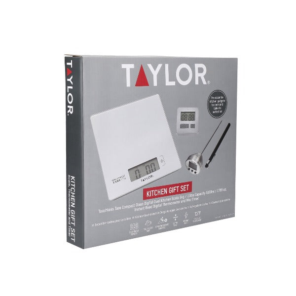 Taylor Kitchen Scales, Digital Thermometer & Timer Set