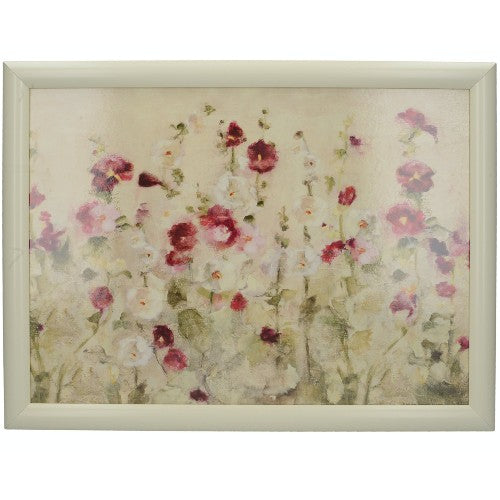 wild poppies cushioned lap tray