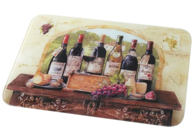 Glass Worktop Saver, Wine, Medium, 40cm x 30cm