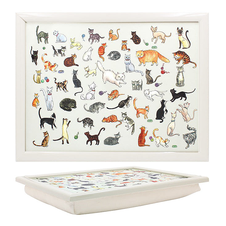 Premium Cushioned Lap Tray, Fun Time Cats