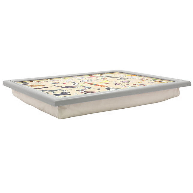 Premium Cushioned Lap Tray, Fun Time Dogs