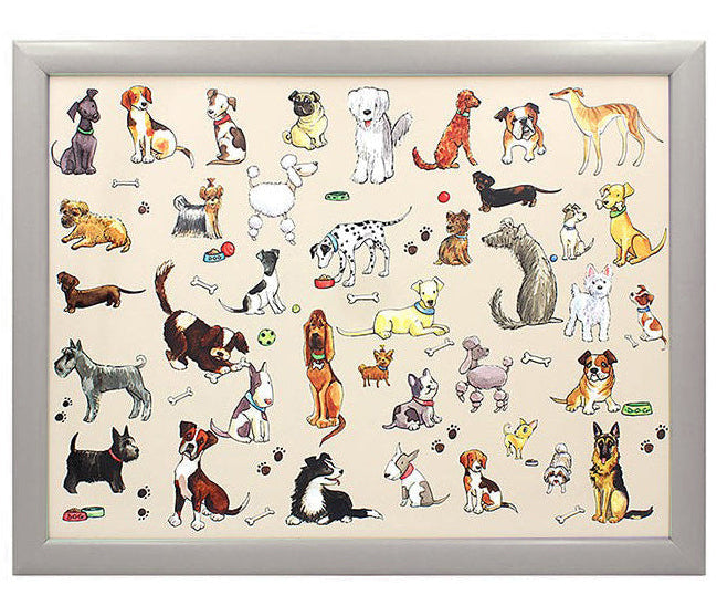 Premium Cushioned Lap Tray, Fun Time Dogs